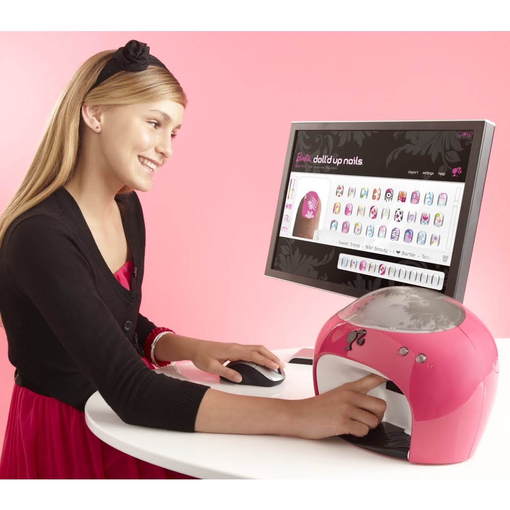 Barbie: Barbi DOLL'D ® ™ hasta las uñas de la impresora digital de uñas