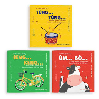 Sách Ehon - Combo 3 cuốn Âm thanh quanh bé - Dành cho trẻ từ 0 - 6 tuổi ebook PDF-EPUB-AWZ3-PRC-MOBI