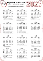 calendario 2023 - japones news br