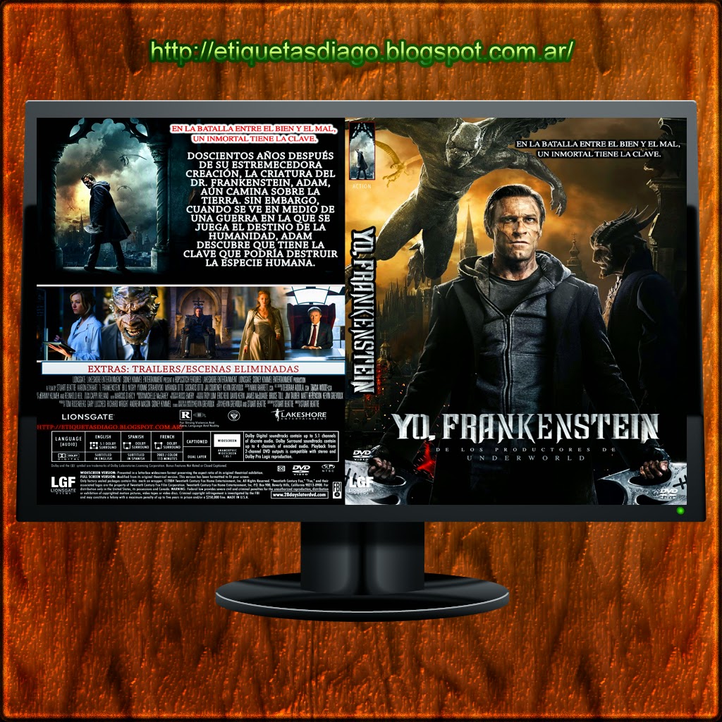 Yo  Frankenstein DVD COVER