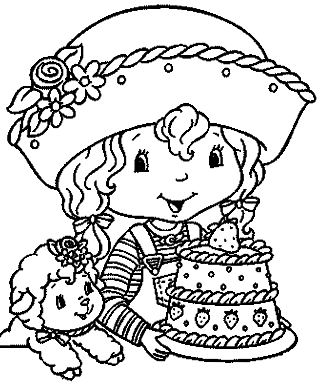 Anything about Strawberry Shortcake: Strawberry Shortcake Coloring Pages