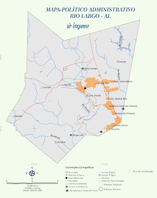 Mapa politico administrativo - IBGE