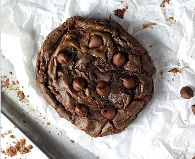 Soft Batch Double Chocolate Fudge Cookies #chocolate #dessert