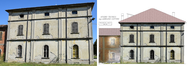 Rustic Court “La Faggiola”, Piacenza (ITALY) - Picture of the building and CAD redrawing  and high resolution colored orthophotos - by Studio Tecnico Cottini - JRC 3D Reconstructor