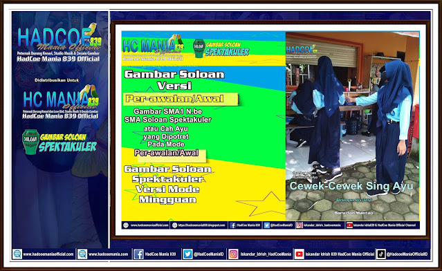 Gambar Soloan Spektakuler Versi Mode Mingguan - Gambar SMA Soloan Spektakuler Cover Biru (SPS1) Edisi 29