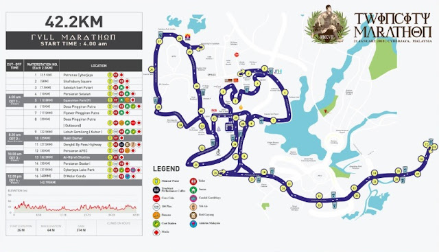 Twincity Marathon Route 2018