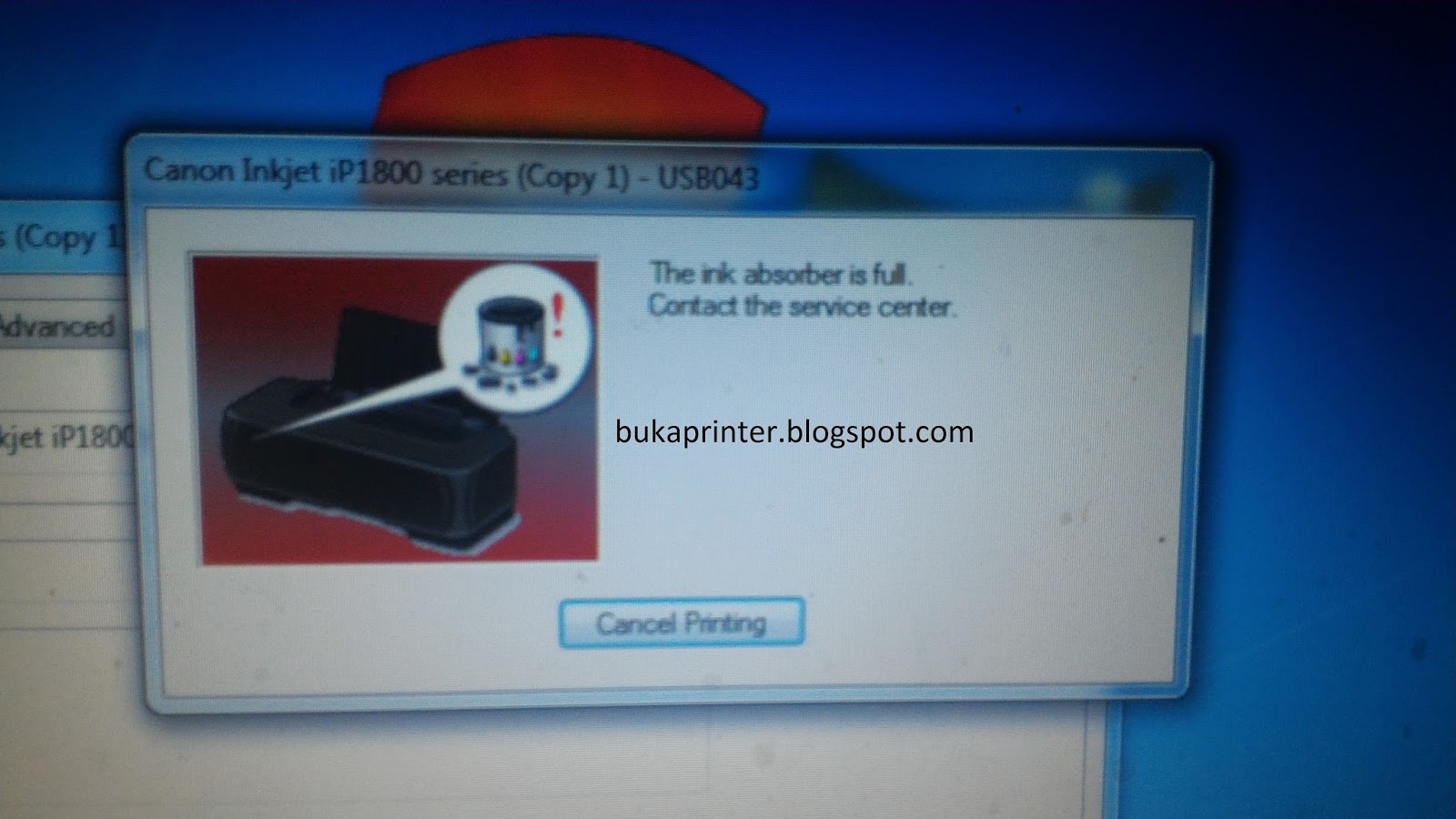 Cara Mereset Printer Canon ip1880 dan ip1980 | Dokter Printer