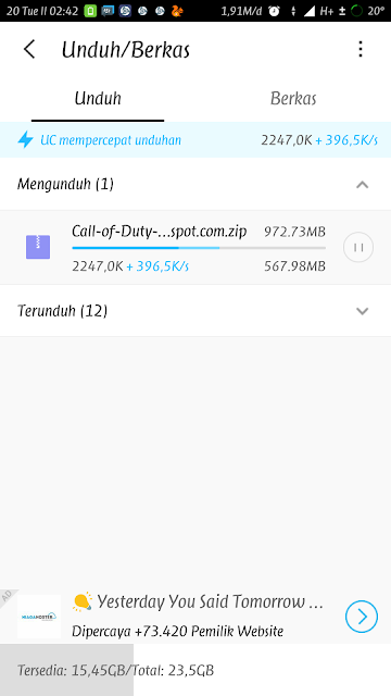 Test Speed Download Config All Operator Indonesia