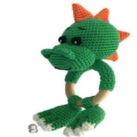 PATRON GRATIS SONAJERO DRAGON DE CROCHET