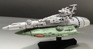  Space Battleship Yamato Mecha Collection Model Kit, the Gatlantis/ Comet Empire Kukulkan Destroyer Gundam Real Touch Markers