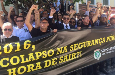 Resultado de imagem para greve delegados sergipe