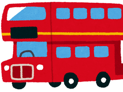 かわいいディズニー画像 かわいい ロンドン バス イラスト