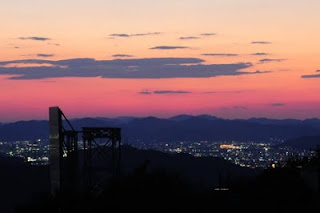 日没後の光景