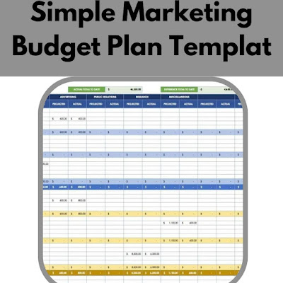 Simple Marketing Budget