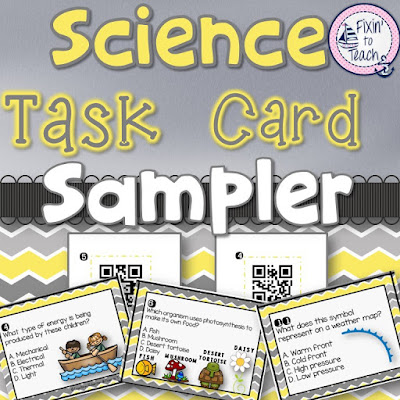  Science Task Cards Sampler {FREEBIE}