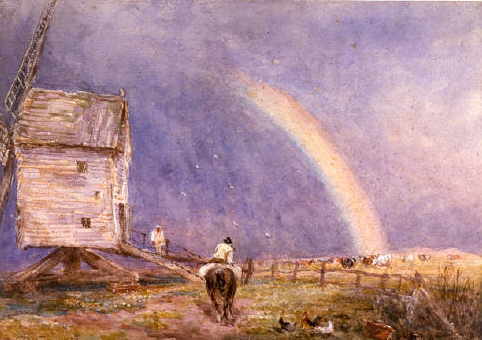 David Cox - The mill - 1853