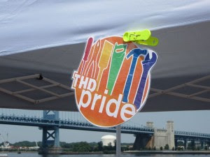 Philly Pride Home Depot PRIDE logo