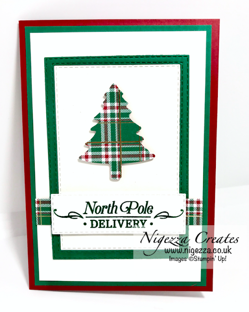 Nigezza Creates Using Stampin' Up! Wrapped In Plaid