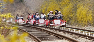 Gangchon Rail Bike (강촌레일파크)