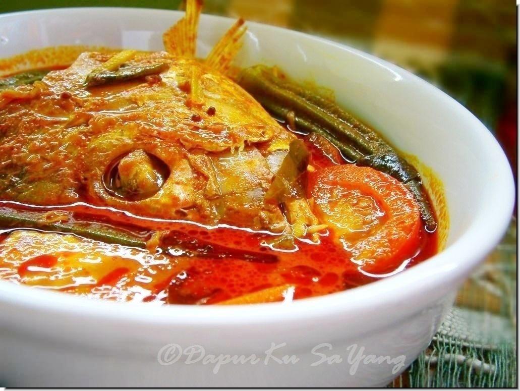 DapurKu SaYang: Kari Kepala Ikan (Tanpa Santan), Ayam 