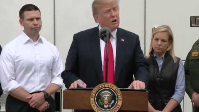 President Trump says without border wall 'we're not going to have a country'