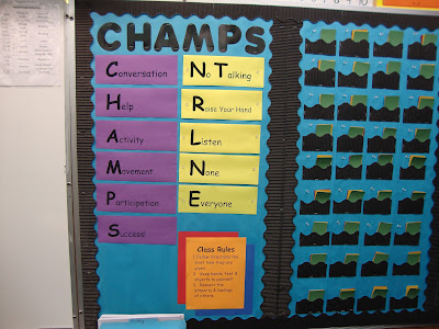 Easily using a CHAMPS behavior prgram for Whole Group instruction