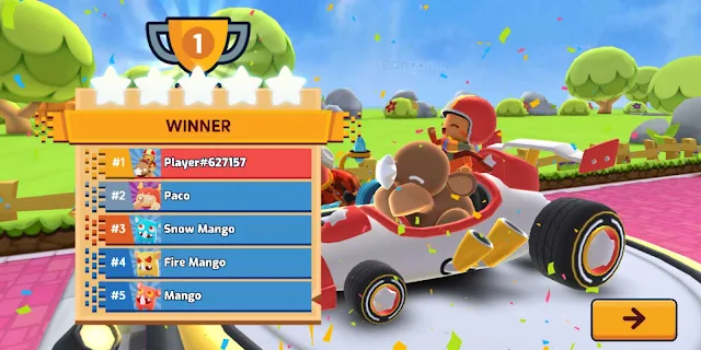 لعبة Starlit Kart Racing | لعبة سباق السيارات المدهشة والتنافس العنيف