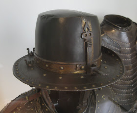 Interesting armoured hat at Hotel des Invalides