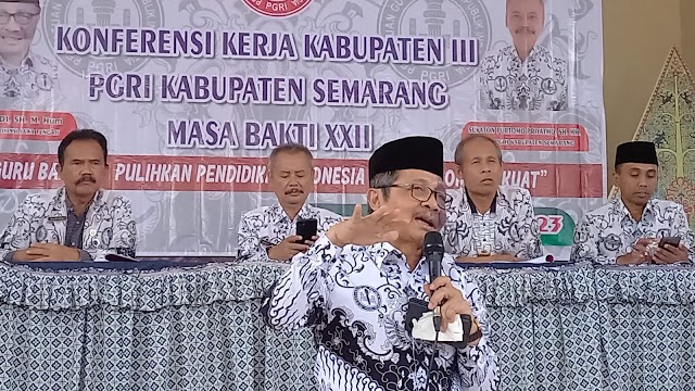 Ketua PGRI Jawa Tengah Ajak Anggota untuk Terus Bertransformasi dan Saling Menguatkan