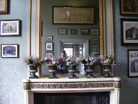 Mirror in the print and etchings room, Chateau of Chenonceau, during Covid19 restrictions.  Indre et Loire, France. Photographed by Susan Walter. Tour the Loire Valley with a classic car and a private guide.