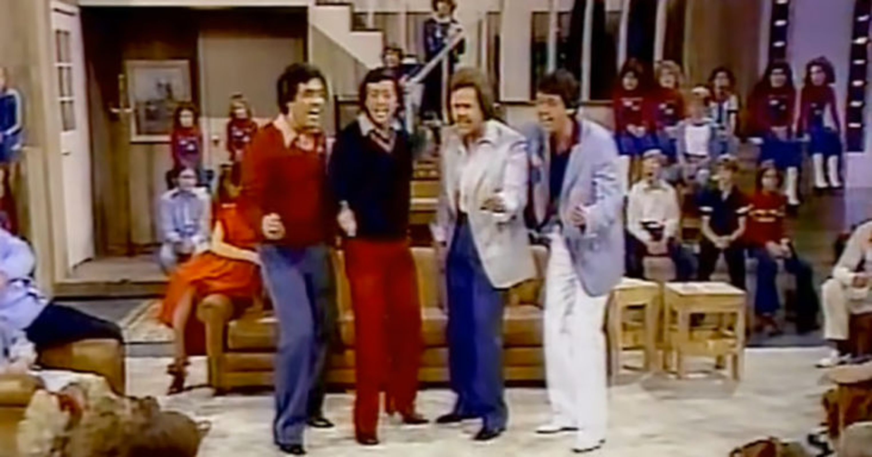 The Osmonds reminisce about their early days while performing 7-part harmony