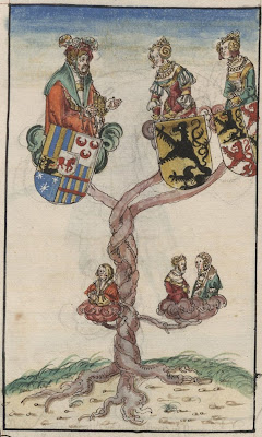 spalatin chronicle family tree page 187v