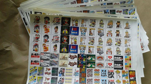 Tempat Printing Stiker  Termurah Di Kota Yogyakarta  