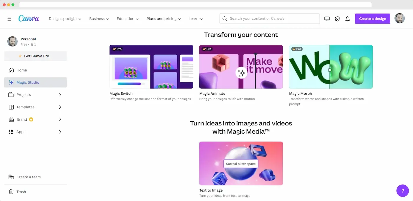 Magic Studio - Canva