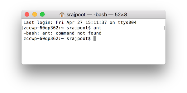 How to install apache ant on macos?