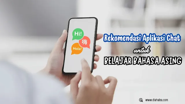 aplikasi chat belajar bahasa asing