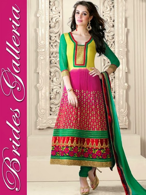 Brides Galleria Embroidered Suits Collection 2013