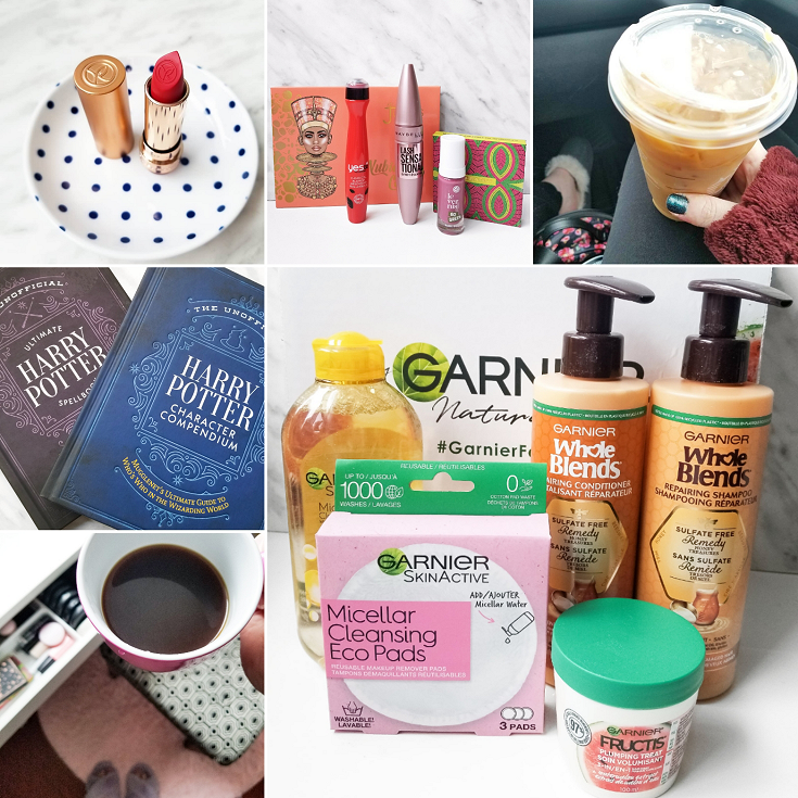 bblogger, bbloggers, bbloggerca, bbloggersca, canadian beauty bloggers, lifestyle blog, instamonth, yves rocher, fenty beauty, starbucks, juvia's place, maybelline, revlon, mitch albom, harry potter mugglenet books, instagram roundup, garnier, skincare, haircare