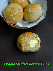 cheese stuffed potato buns