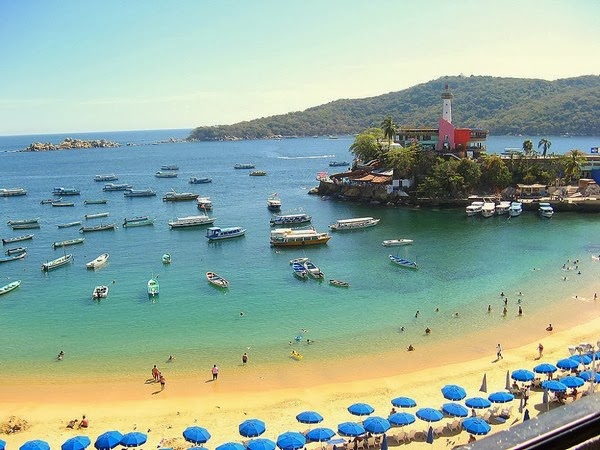 Increíbles playas en Acapulco, México