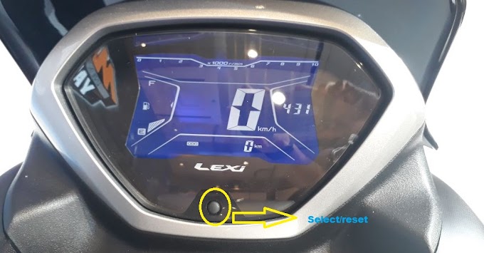 Cara Mengatur Tingkat Kecahayaan Panel Speedometer Pada Yamaha Lexi