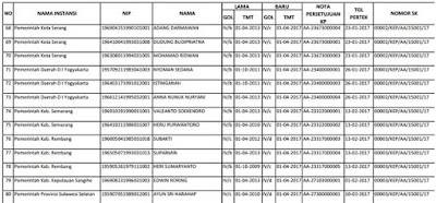 Inilah Daftar 226 Honorer Yang Diangkat PNS 2017 