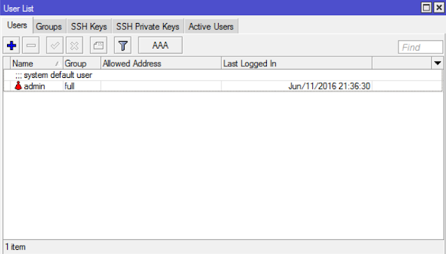 Management User Dan Goup Pada Mikrotik - Cinta Networking