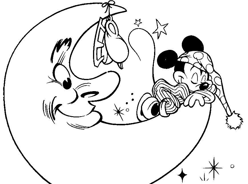 Atelier des poupées: Coloring pages - Mickey Mouse