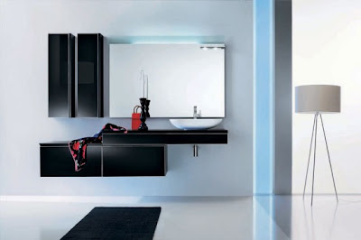 Black Glass Modern Bathroom Furniture Design Ideas From Onyx 1