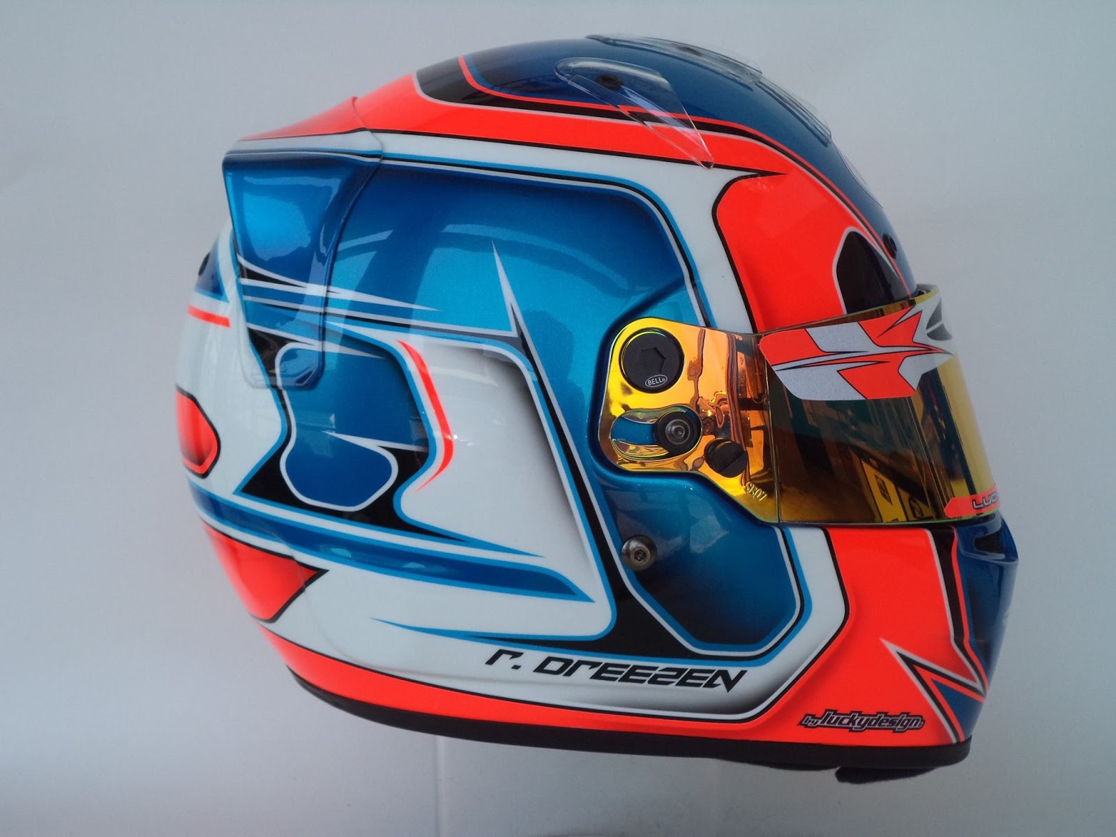 Racing Helmets Garage Bell HP7 R Dreesen 2015 by Lucky Design