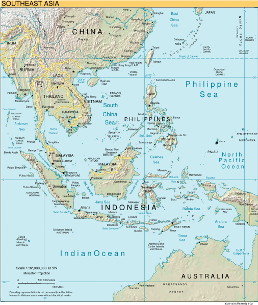 east asia map with cities. asia for middle east asia