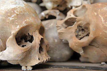 Skulls of Khmer Rouge