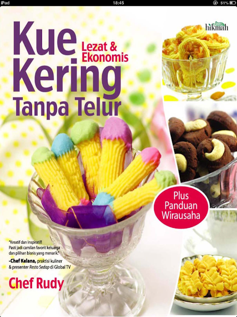 Kue Kering Tanpa Telur, Chef Rudy