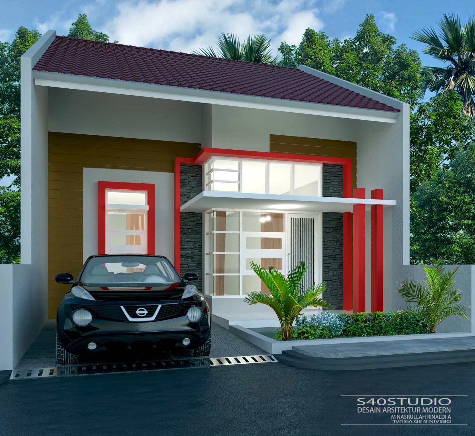 Rumah Minimalis 1 Lantai Lebar 5 Meter Desain Rumah Minimalis